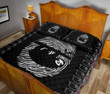 Sloth Fingerprint Style Quilt Bed Set