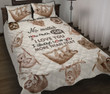 Sloth Quote Style Quilt Bed Set