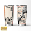 To My Mom Ticket Personalized Stainless Steel Tumbler