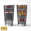 Red Tow Trucker Layer To My Husband Personalized Stainless Steel Tumbler