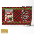 Red Truck Blessed The Broken Road Personalized Stainless Steel Tumbler