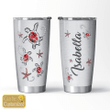 Sea Turtle Jewelry Style Red Personalized Stainless Steel Tumbler