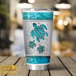Sea Turtle Turquoise Personalized Stainless Steel Tumbler