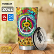 Personalized Hippie Sunflower Peace Stainless Steel Tumbler