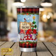 Gnome Let It Snow Personalized Stainless Steel Tumbler