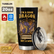 Book Dragon Personalized Stainless Steel Tumbler