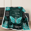 Butterfly Saying Quote Quilt - Sherpa Blanket