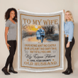 Husband To My Wife You Are My Love My Life Quilt - Sherpa Blanket