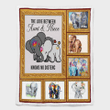 Aunt Niece The Love Between Elephant Quilt - Sherpa Blanket