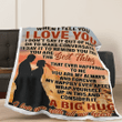 To My Fiancee I Love You Best Quilt - Sherpa Blanket