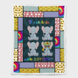Elephant Hippie It's Ok To Be A Little Different Quilt - Sherpa Blanket