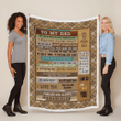If I Could Give You One Thing In Life Quilt Fleece Blanket Bundle Quilt - Sherpa Blanket