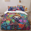 Sloth Bedding Set - Sloth Duvet Cover & Pillow Case