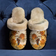 Sunflower Butterlfy House Slipper Shoes 45