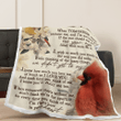 A Letter From Heaven Quilt - Sherpa Blanket