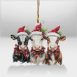 Cow Wooden Ornament Custom 26