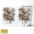 Sloth Christmas Tumbler