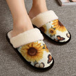 Sunflower Butterlfy House Slipper Shoes 13