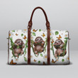 Sloth Daisy Flower Travel Bag