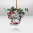 Cow Christmas Ornament