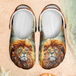 Lion Croc Style Clogs