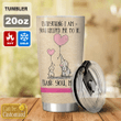Mother Elephant Personalized Stainless Steel Tumbler
