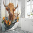 Highland Cow Shower Curtain 06