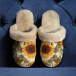 Sunflower Butterlfy House Slipper Shoes 32