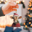 Cow Wooden Ornament Custom 52