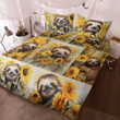 Sloth Sunflower Bedding Set