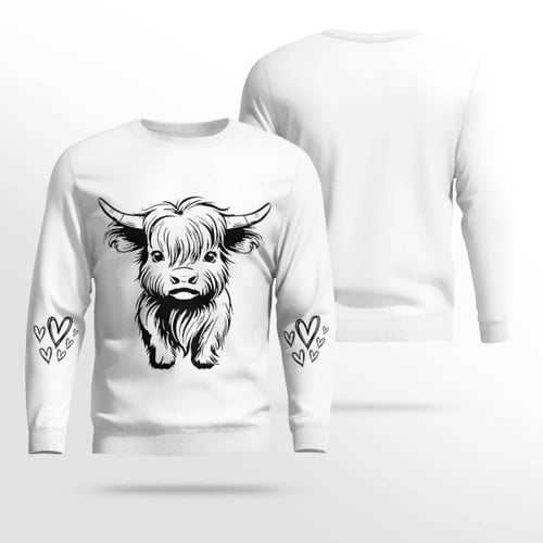 Cute Highland Cow Sweatshirt