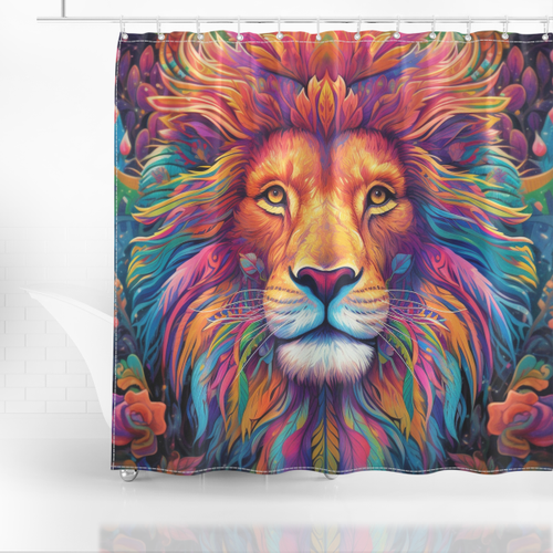 Lion Shower Curtain 1