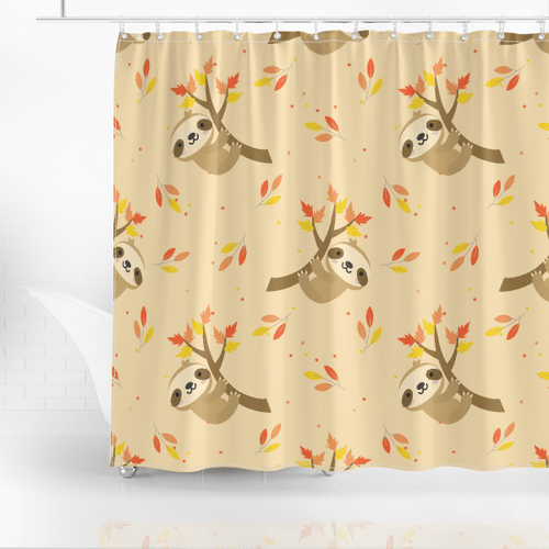 Sloth Shower Curtain 5