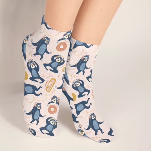 Sloth Short Socks 12