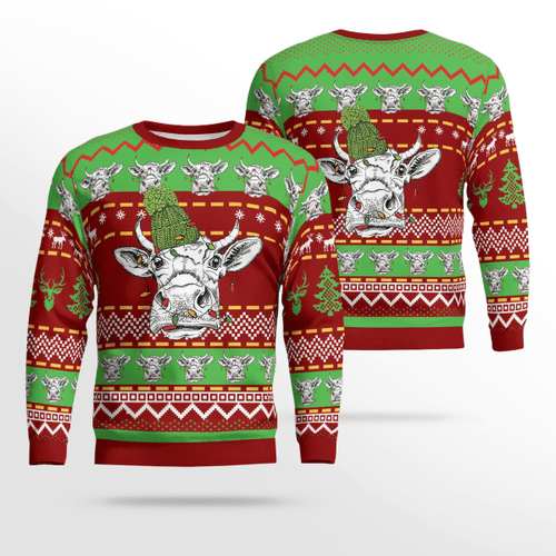 Cow Christmas Sweatshirt