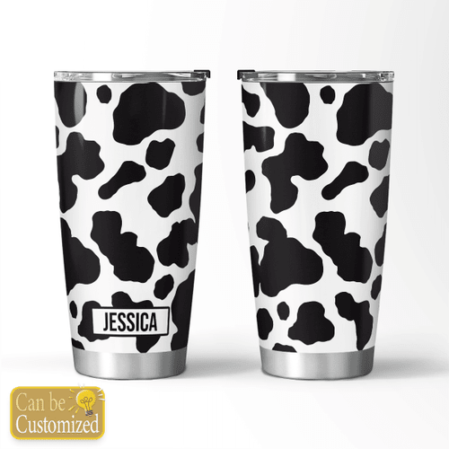 Cow Personalized Name Tumbler