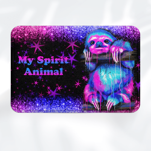 Sloth Art Superior Door Mat - My Spirit Animal