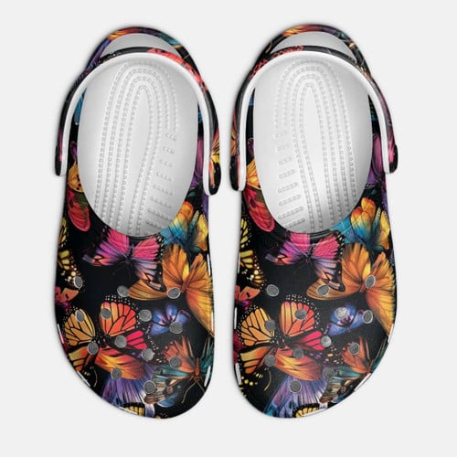 Butterfly Croc Style Clogs 05