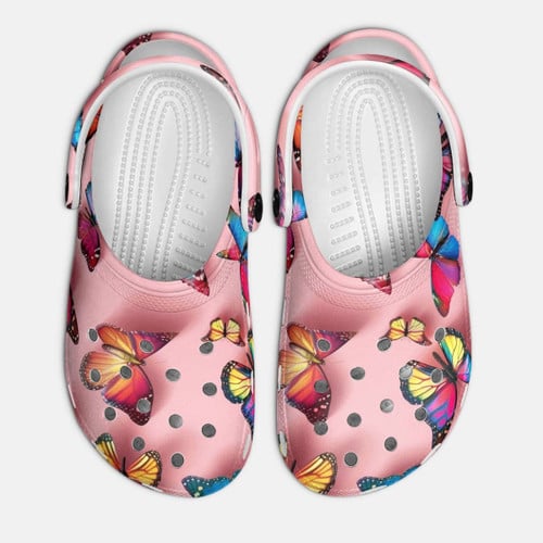 Butterfly Croc Style Clogs 04