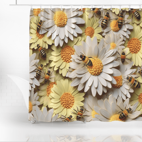 Bee Shower Curtain 1