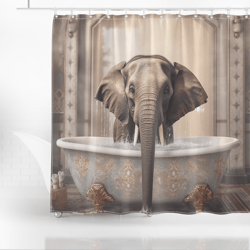 Elephant  Shower Curtain