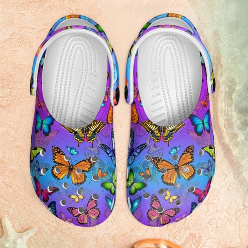 Butterfly Croc Style Clogs