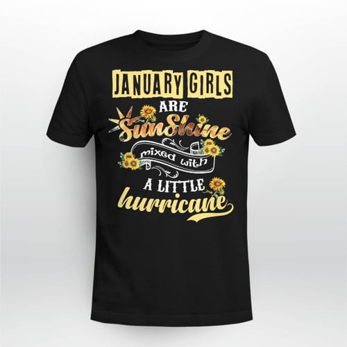January Girl Sunflower T Shirt, Hoodie, Sweatshirt