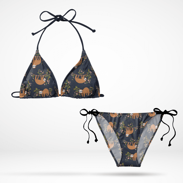 Sloth Triangle Bikini Set