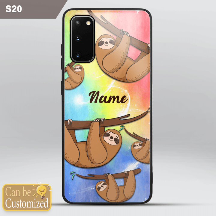 Sloth Personalized Name Phone Case