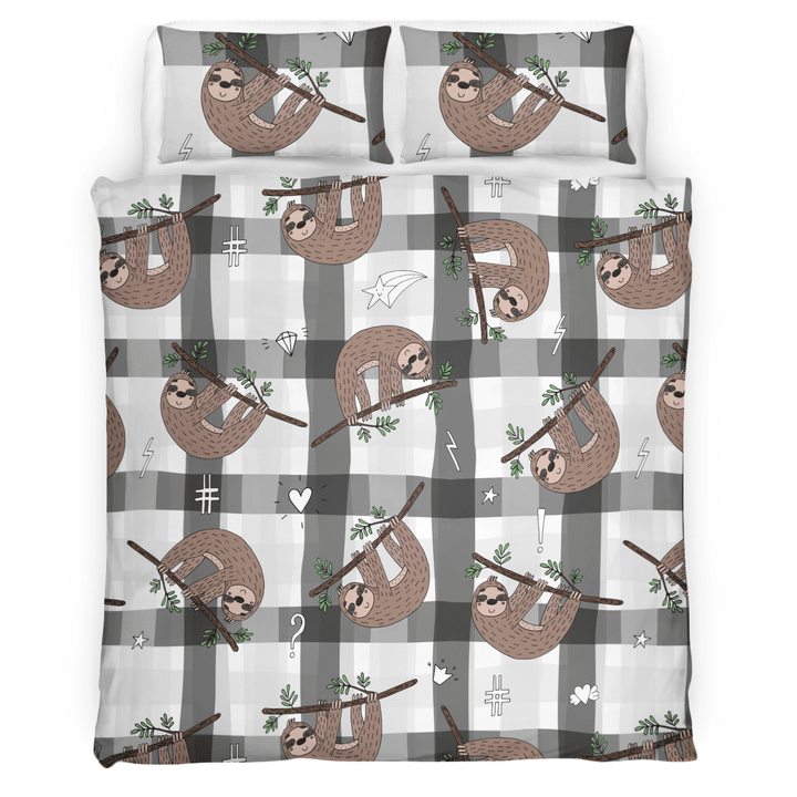 Sloth Bedding Set, Gifts For Sloths Lovers