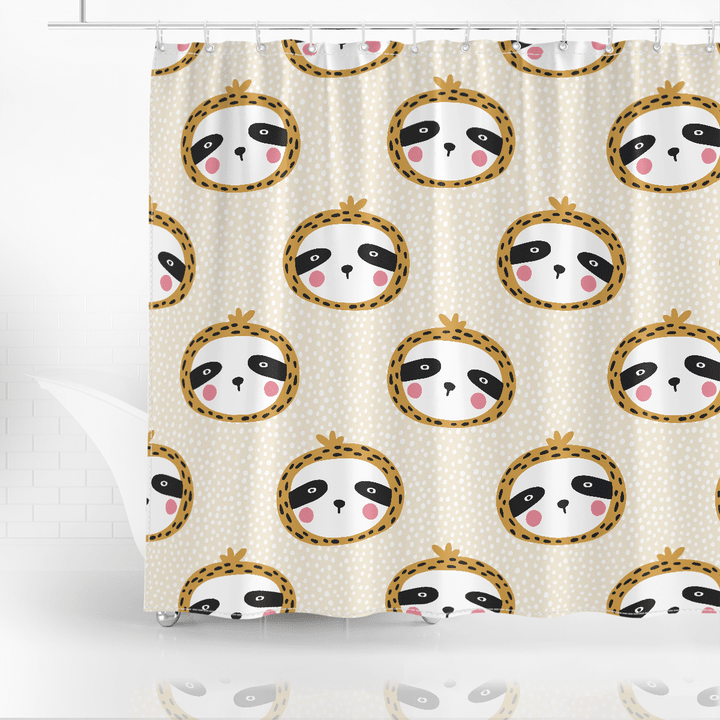 Sloth Shower Curtain 9