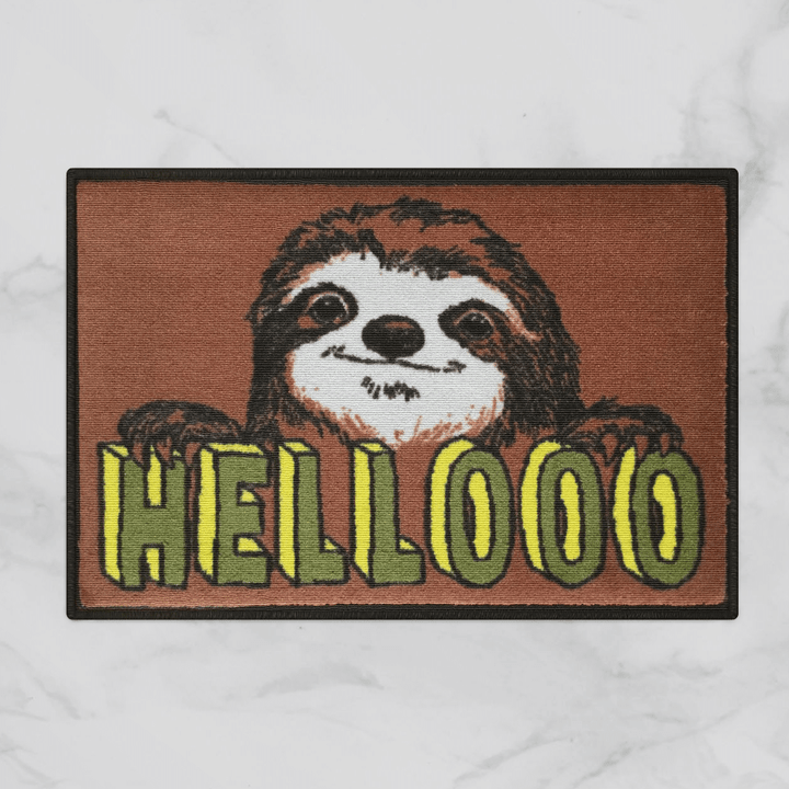 Sloth Welcome Doormat