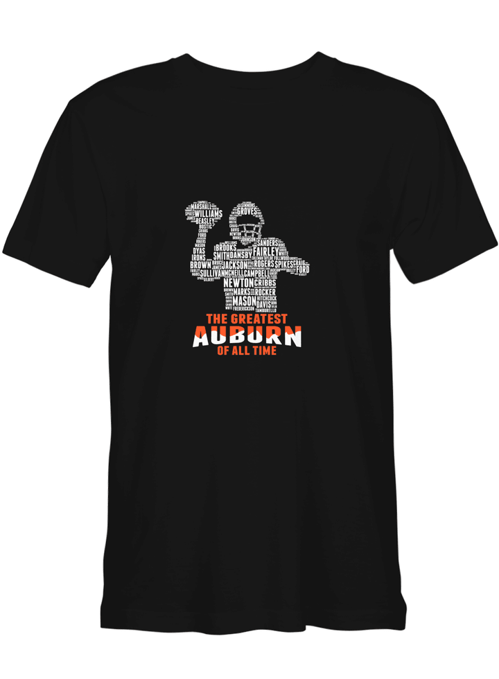 Auburn Tigers Typography The Greatest Auburn Of All Time