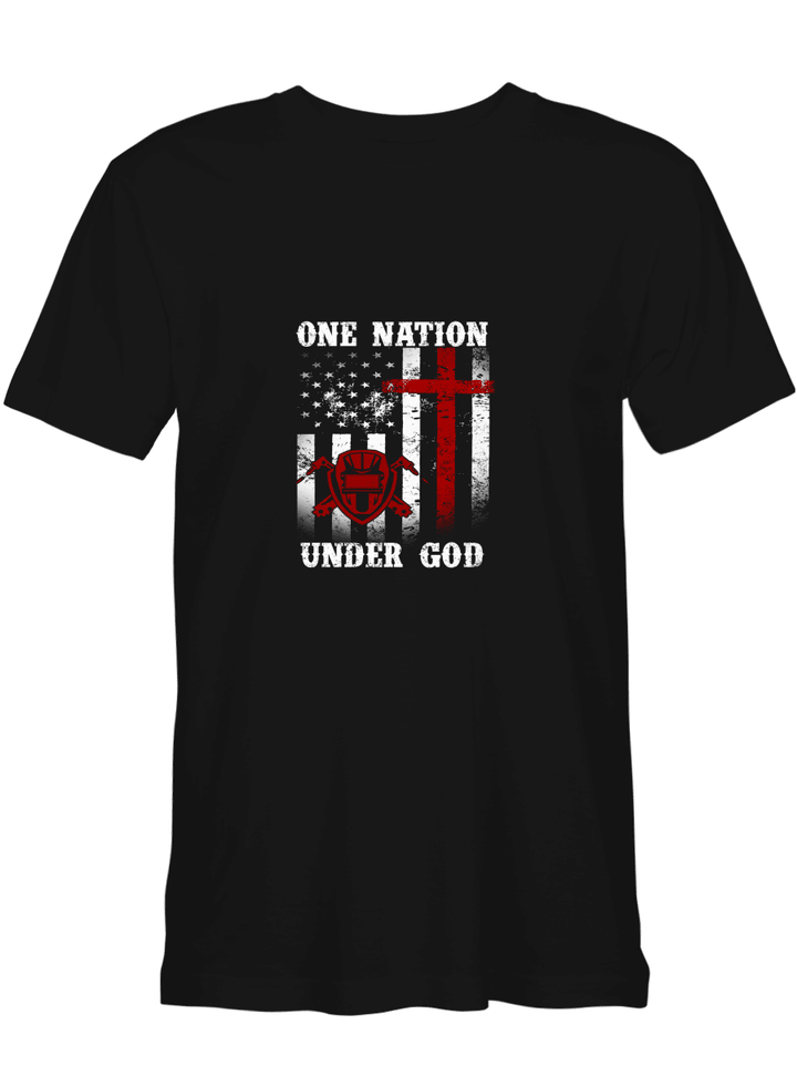One Nation Under God Welder T shirts for biker